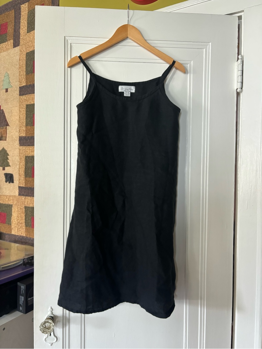 Linen Little Black Dress